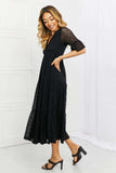 P & Rose Lovely Lace Full Size Tiered Dress - Trendsi