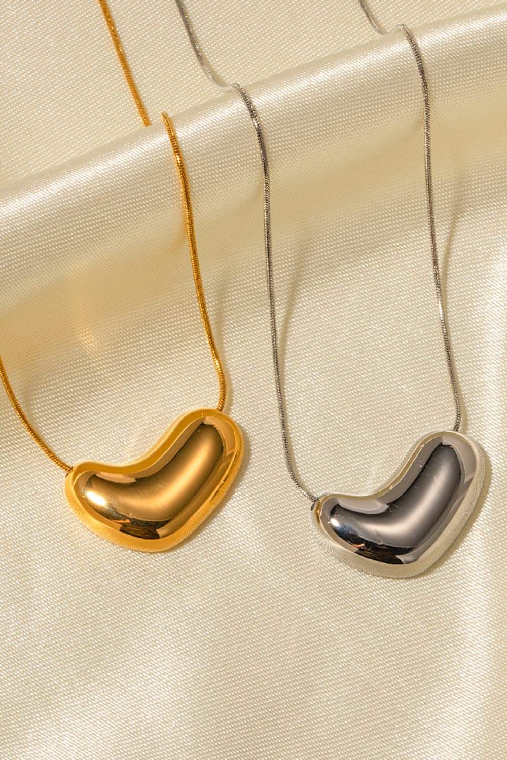 Heart Shape Pendant Necklace - Trendsi - Flyclothing LLC