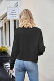 Button Down Exposed Seam Cardigan - Trendsi