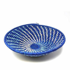 Woven Sisal Fruit Basket, Blues - Flyclothing LLC