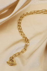 Chain Stainless Steel Necklace - Trendsi - Flyclothing LLC