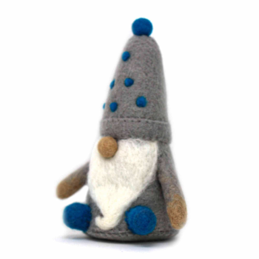 Winter Blues Felt Gnomes Trio, Set of 3 - Global Groove Direct - Flyclothing LLC