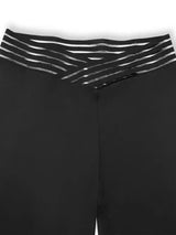 Plus Size V-Waistband Bootcut Pants - Trendsi - Flyclothing LLC