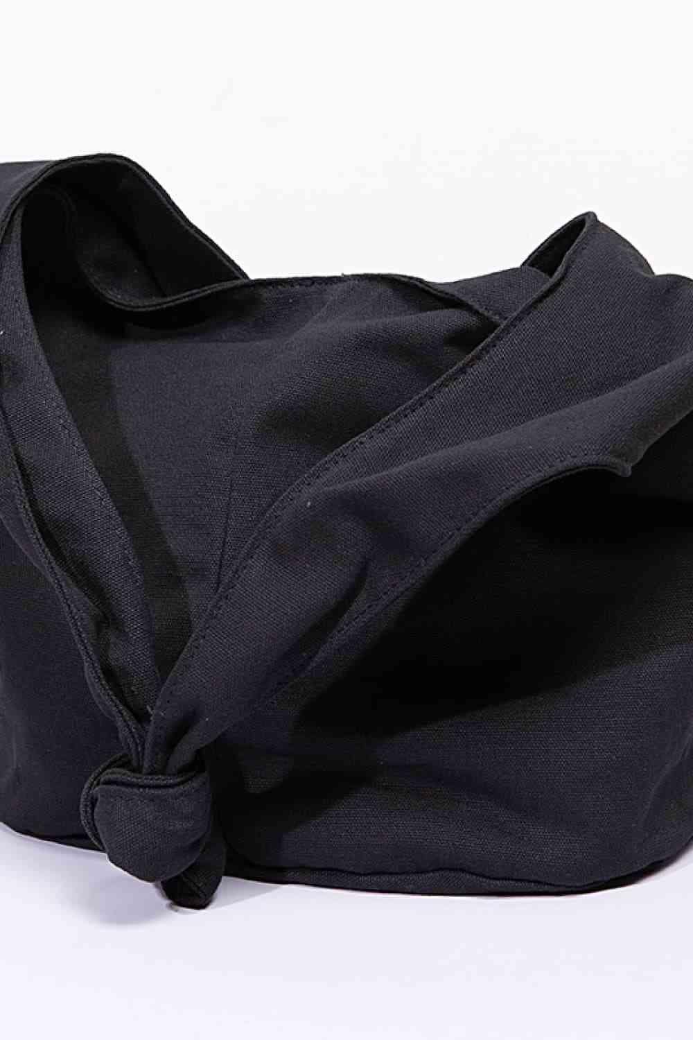 Large Canvas Crossbody Bag - Trendsi