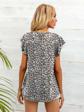 Round Neck Butterfly Sleeve Top - Trendsi - Flyclothing LLC