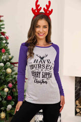 Full Size Graphic Long Sleeve T-Shirt - Trendsi