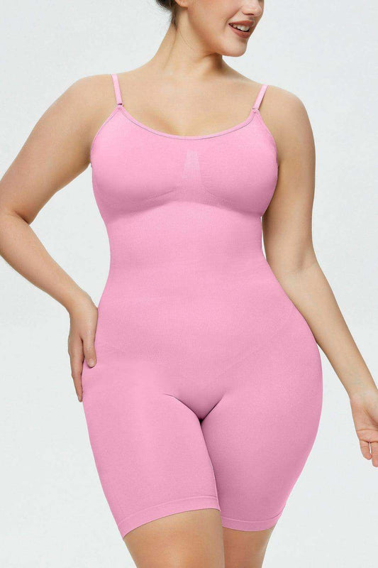 Full Size Spaghetti Strap Shaping Romper - Trendsi - Flyclothing LLC