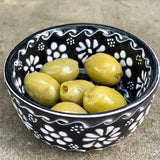 Set of 2 Encantada Handmade Pottery Appetizer & Dip Bowl, Ink - Encantada - Flyclothing LLC