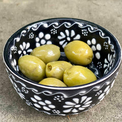 Set of 2 Encantada Handmade Pottery Appetizer & Dip Bowl, Ink - Flyclothing LLC