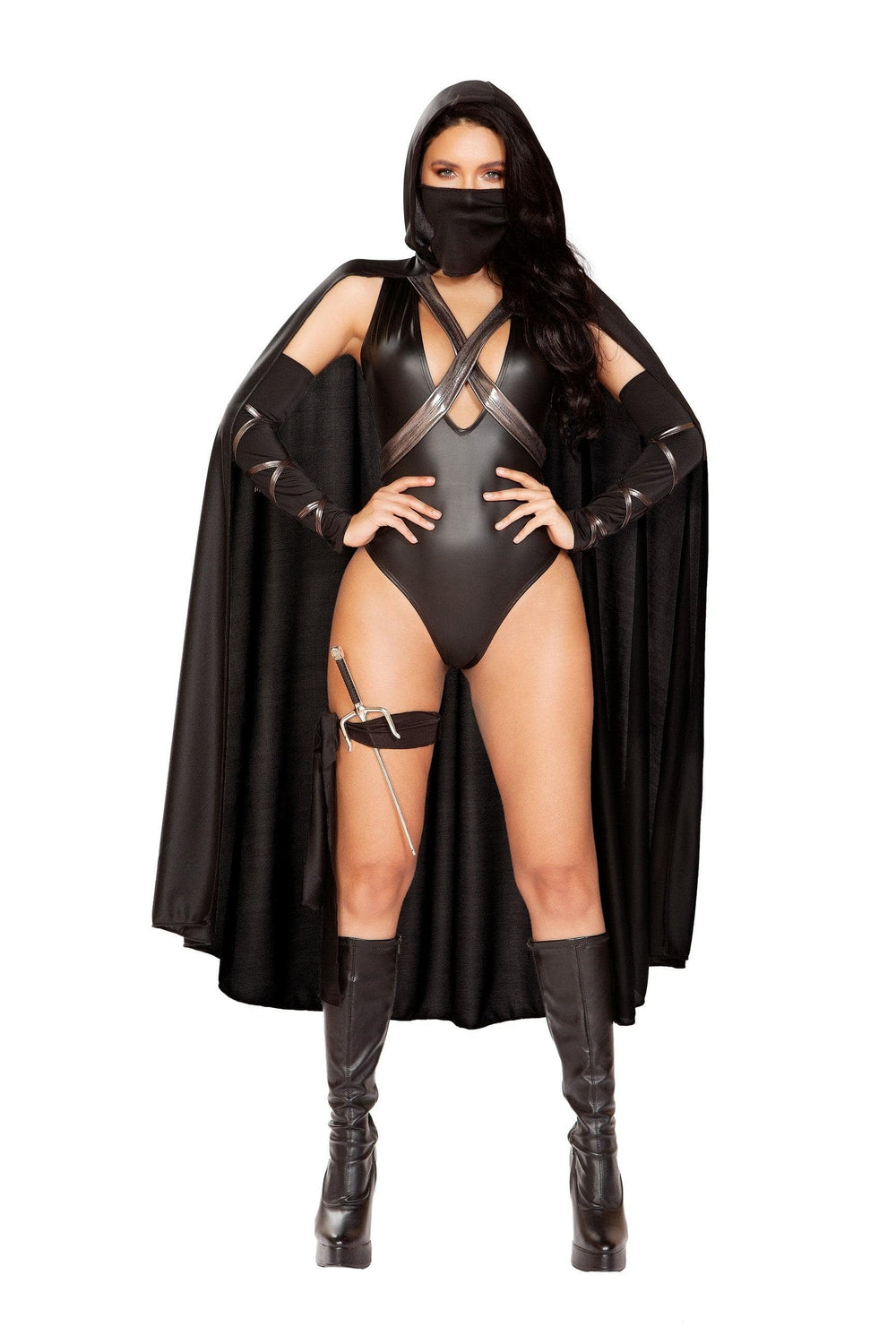 Roma Costume 5pc Ninja Villain - Roma Costume