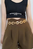 Lobster Clasp Ferroalloy Belt - Trendsi
