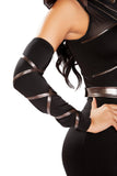 Roma Costume Pair of Arm Cuffs with Strap Detail - Roma Costume