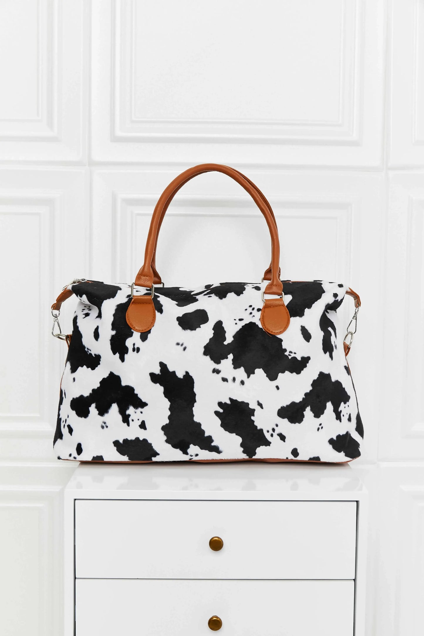 Animal Print Brushed Weekender Bag - Trendsi - Flyclothing LLC
