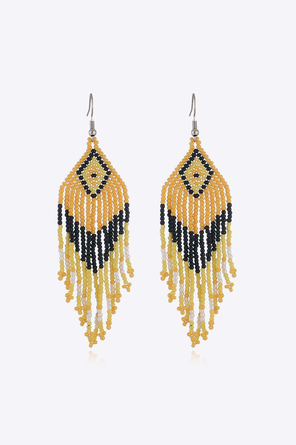 Beaded Dangle Earrings - Trendsi - Flyclothing LLC