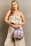 Nicole Lee USA Printed Handbag with Three Pouches - Trendsi - Flyclothing LLC