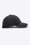 Plain Adjustable Baseball Cap - Trendsi - Flyclothing LLC
