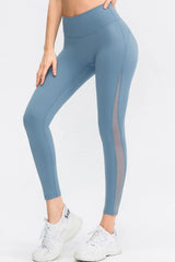 Wide Waistband Slim Fit Long Sports Pants - Trendsi - Flyclothing LLC