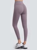 Wide Waistband Sports Leggings - Trendsi - Flyclothing LLC