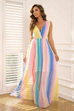 Surplice Neck Sleeveless Maxi Dress - Trendsi - Flyclothing LLC