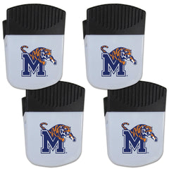 Memphis Tigers Chip Clip Magnet with Bottle Opener, 4 pack - Flyclothing LLC