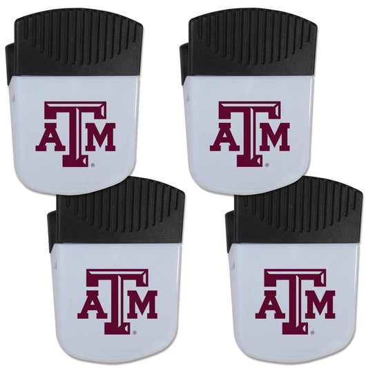 Texas A & M Aggies Chip Clip Magnet with Bottle Opener, 4 pack - Flyclothing LLC