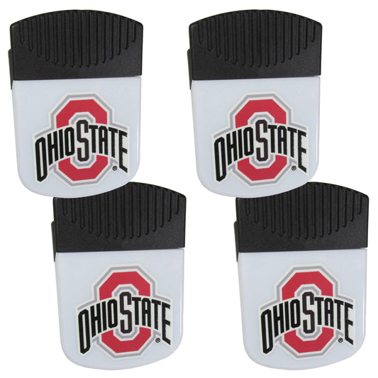 Ohio St. Buckeyes Chip Clip Magnet with Bottle Opener, 4 pack - Flyclothing LLC