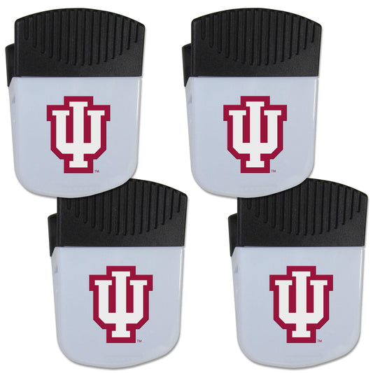 Indiana Hoosiers Chip Clip Magnet with Bottle Opener, 4 pack - Flyclothing LLC