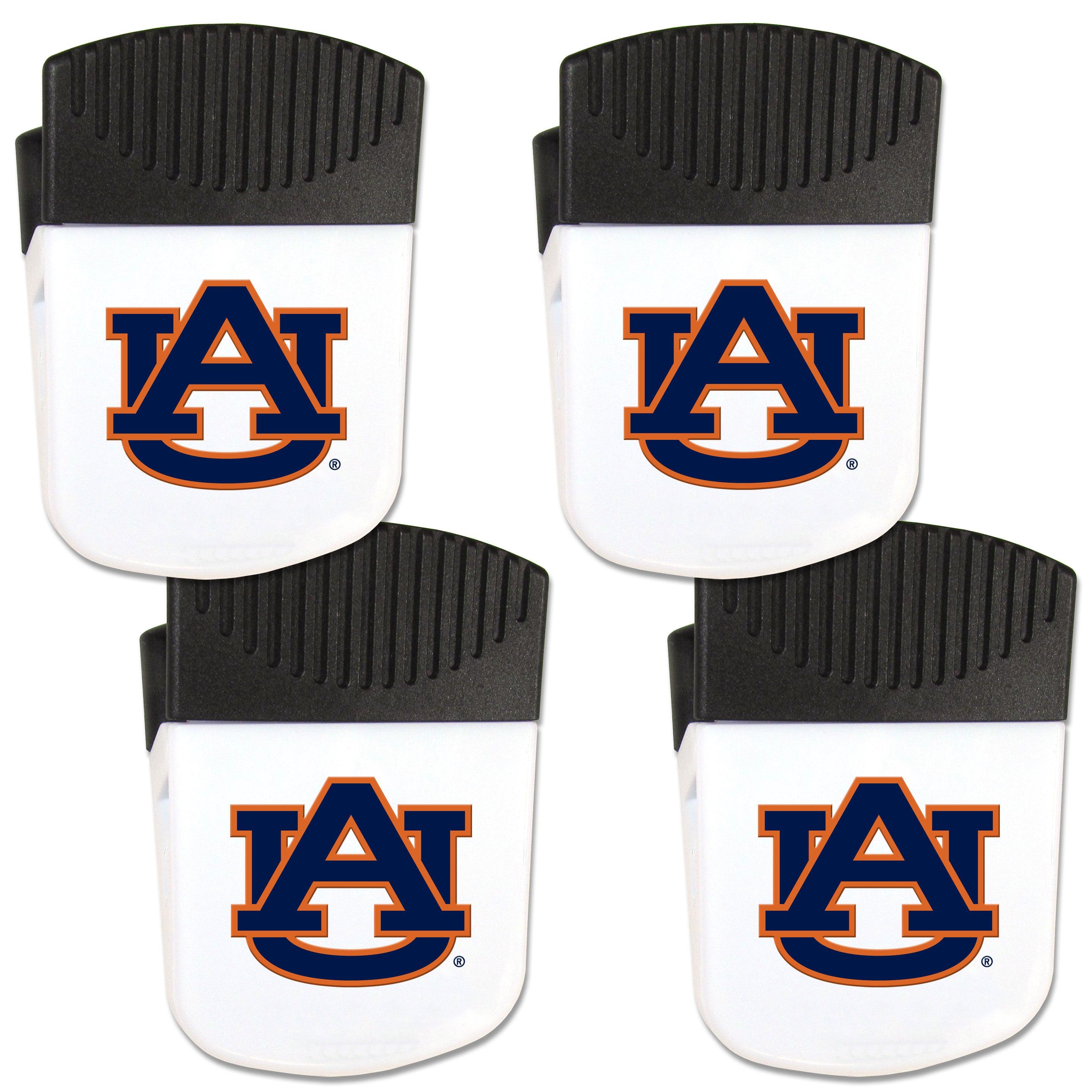 Auburn Tigers Chip Clip Magnet with Bottle Opener, 4 pack - Flyclothing LLC