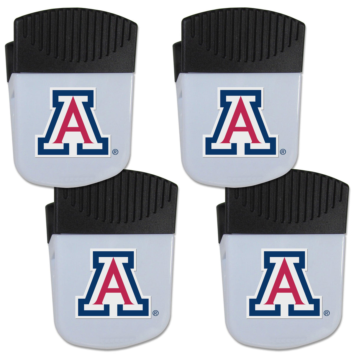 Arizona Wildcats Chip Clip Magnet with Bottle Opener, 4 pack - Flyclothing LLC