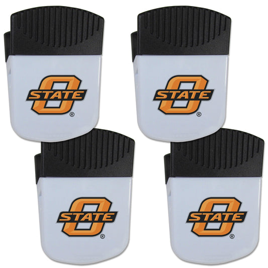 Oklahoma St. Cowboys Chip Clip Magnet with Bottle Opener, 4 pack - Flyclothing LLC