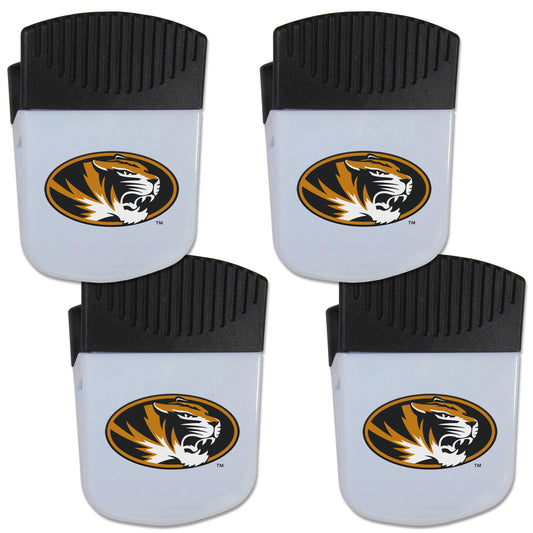 Missouri Tigers Chip Clip Magnet with Bottle Opener, 4 pack - Flyclothing LLC