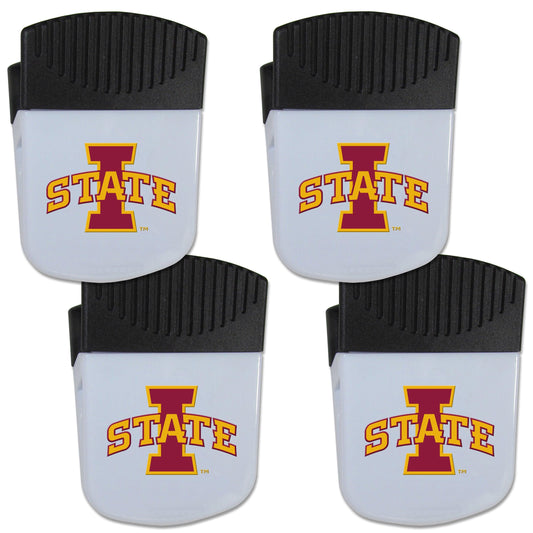 Iowa St. Cyclones Chip Clip Magnet with Bottle Opener, 4 pack - Flyclothing LLC