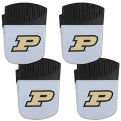 Purdue Boilermakers Chip Clip Magnet with Bottle Opener, 4 pack - Flyclothing LLC