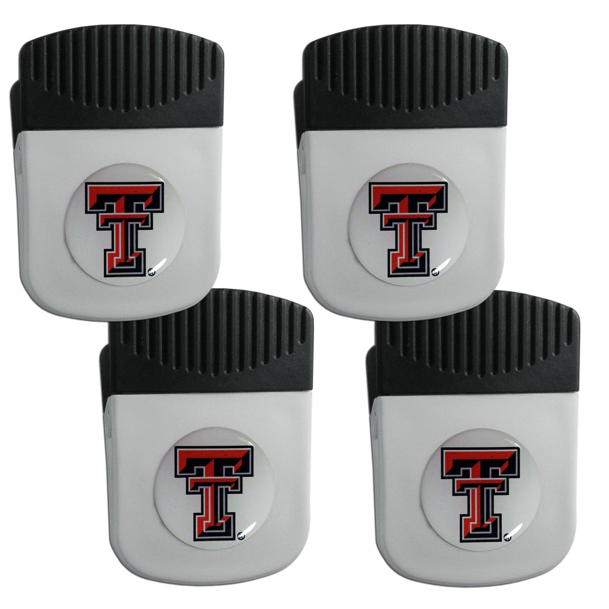 Texas Tech Raiders Clip Magnet with Bottle Opener, 4 pack - Flyclothing LLC