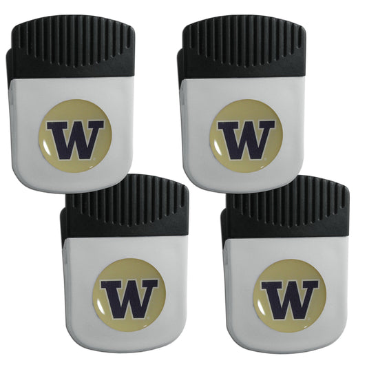 Washington Huskies Clip Magnet with Bottle Opener, 4 pack - Flyclothing LLC