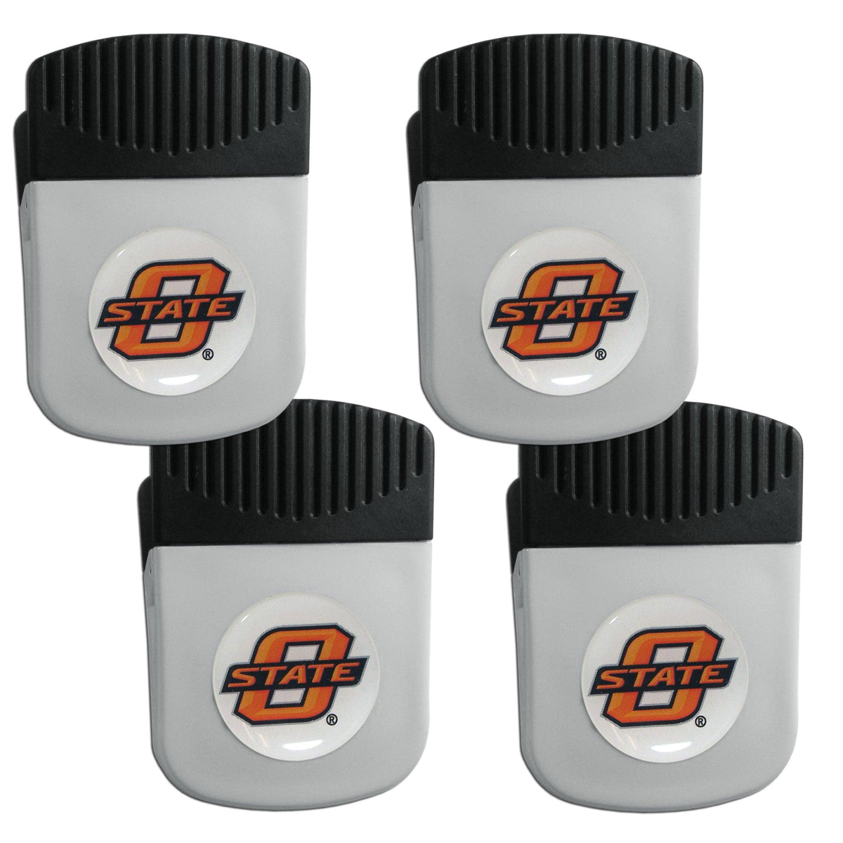 Oklahoma St. Cowboys Clip Magnet with Bottle Opener, 4 pack - Flyclothing LLC