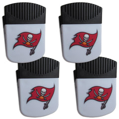 Tampa Bay Buccaneers Chip Clip Magnet with Bottle Opener, 4 pack - Flyclothing LLC