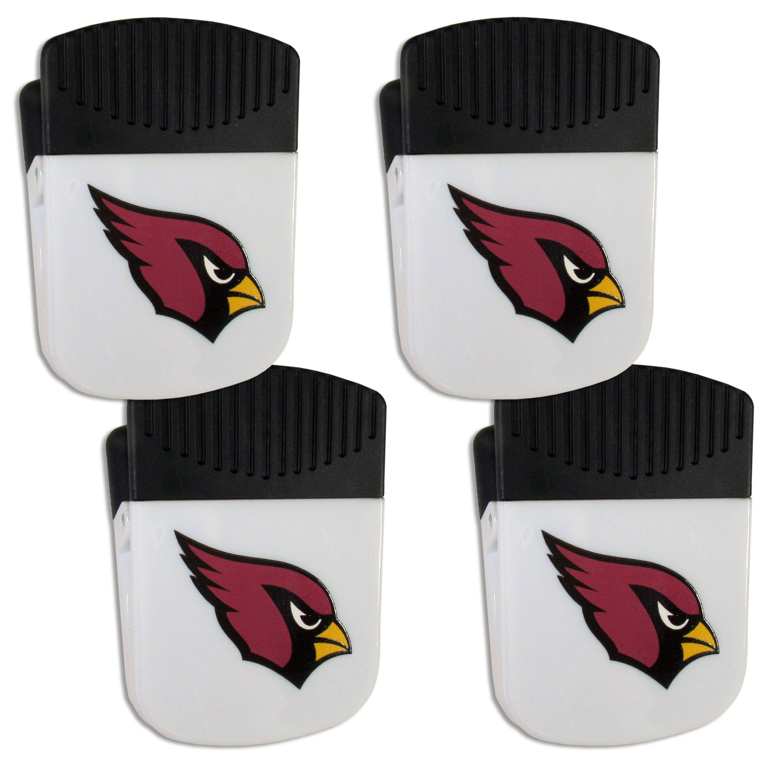 Arizona Cardinals Chip Clip Magnet with Bottle Opener, 4 pack - Flyclothing LLC
