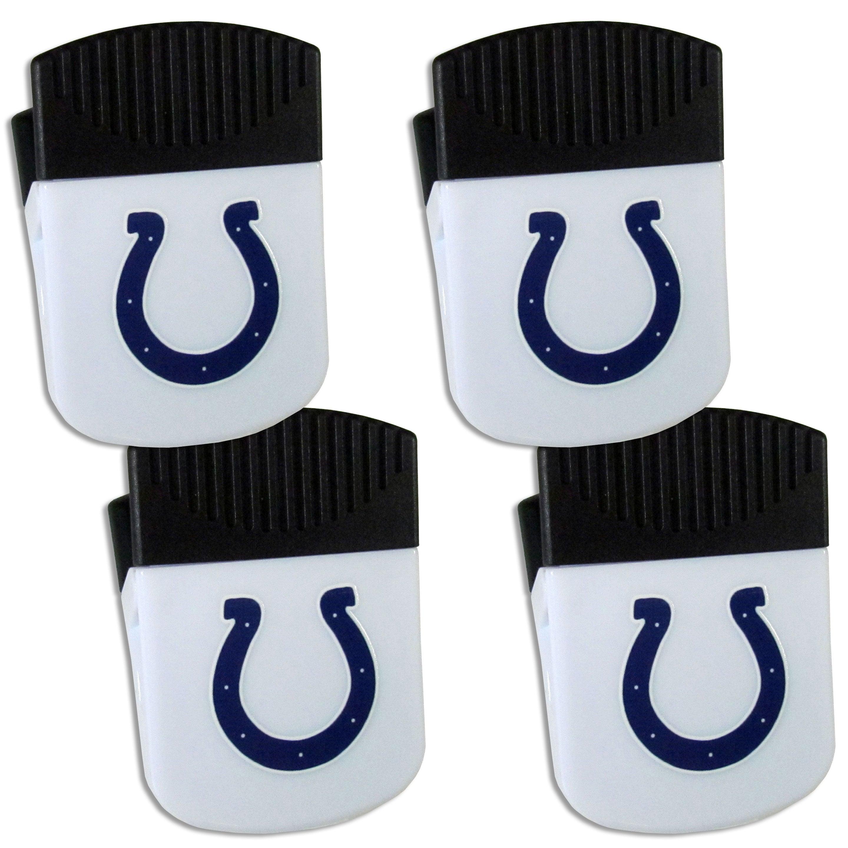 Indianapolis Colts Chip Clip Magnet with Bottle Opener, 4 pack - Flyclothing LLC