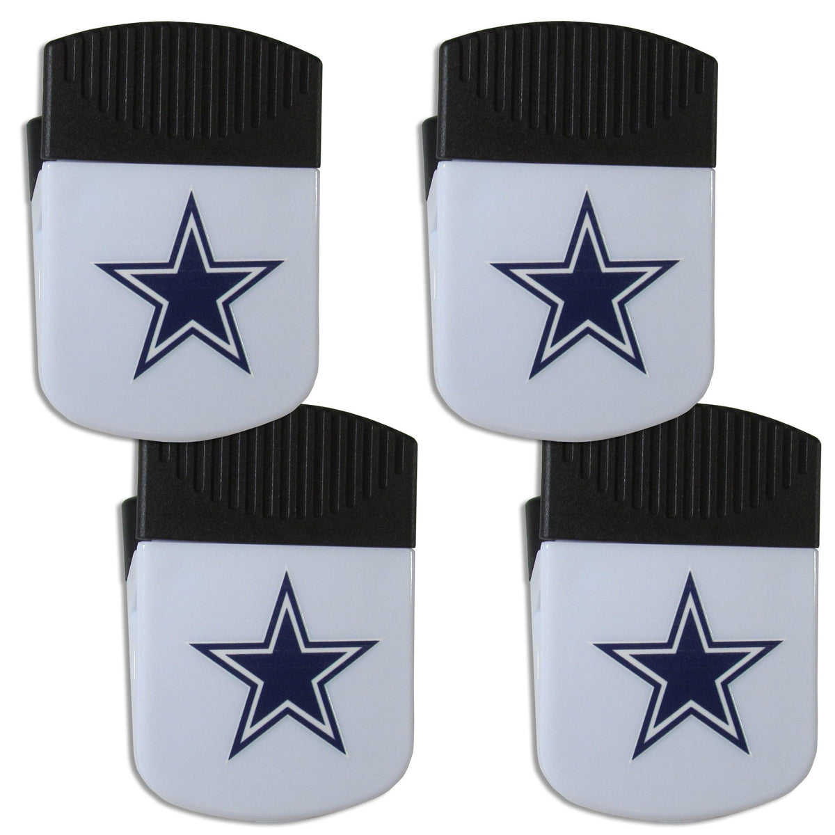 Dallas Cowboys Chip Clip Magnet with Bottle Opener, 4 pack - Flyclothing LLC
