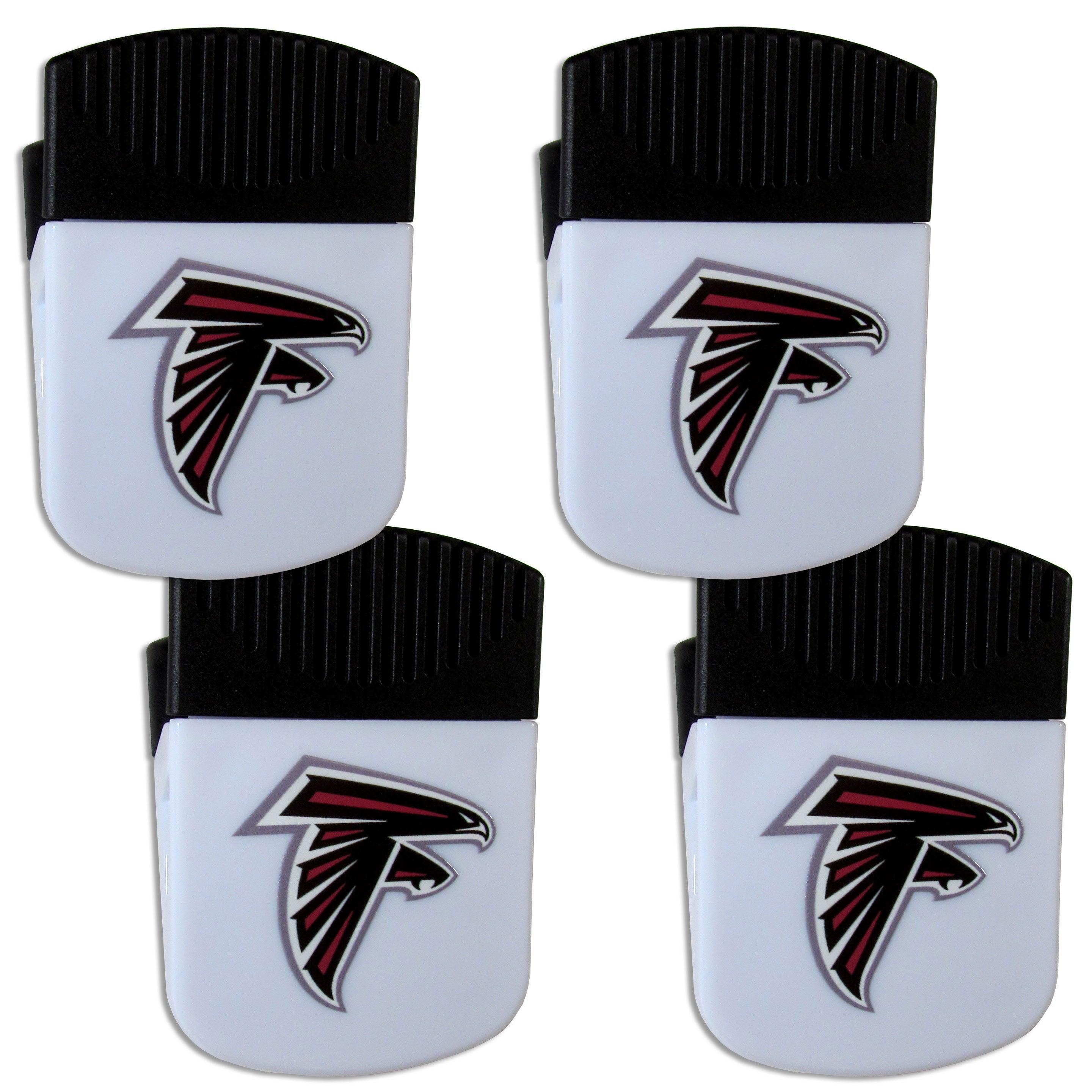 Atlanta Falcons Chip Clip Magnet with Bottle Opener, 4 pack - Flyclothing LLC