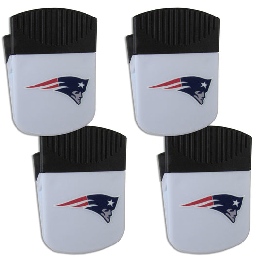 New England Patriots Chip Clip Magnet with Bottle Opener, 4 pack - Flyclothing LLC