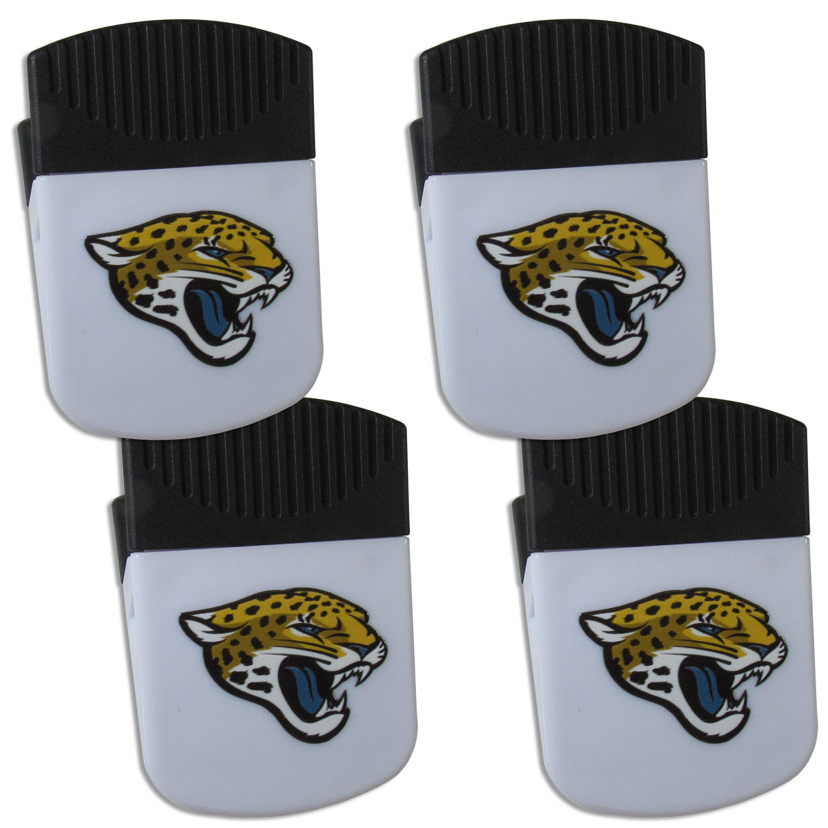 Jacksonville Jaguars Chip Clip Magnet with Bottle Opener, 4 pack - Flyclothing LLC