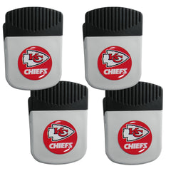 Kansas City Chiefs Clip Magnet with Bottle Opener, 4 pack - Flyclothing LLC