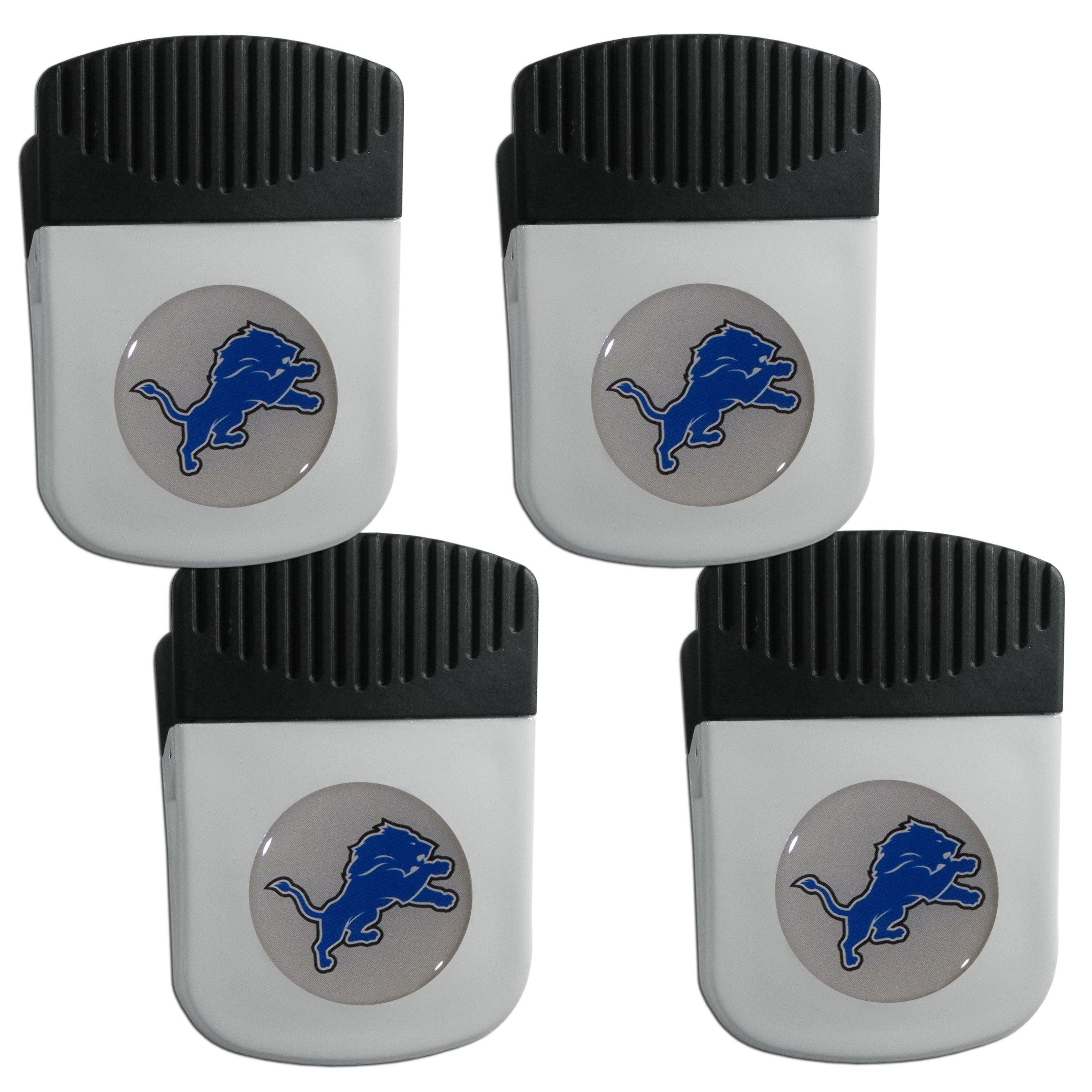 Detroit Lions Clip Magnet with Bottle Opener, 4 pack - Flyclothing LLC