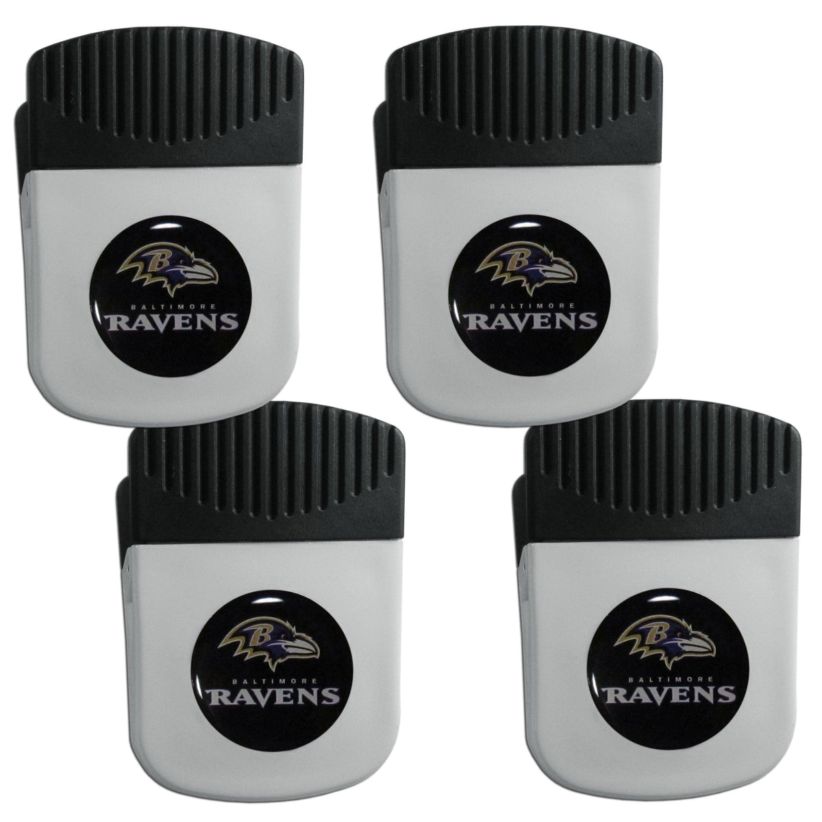 Baltimore Ravens Clip Magnet with Bottle Opener, 4 pack - Flyclothing LLC