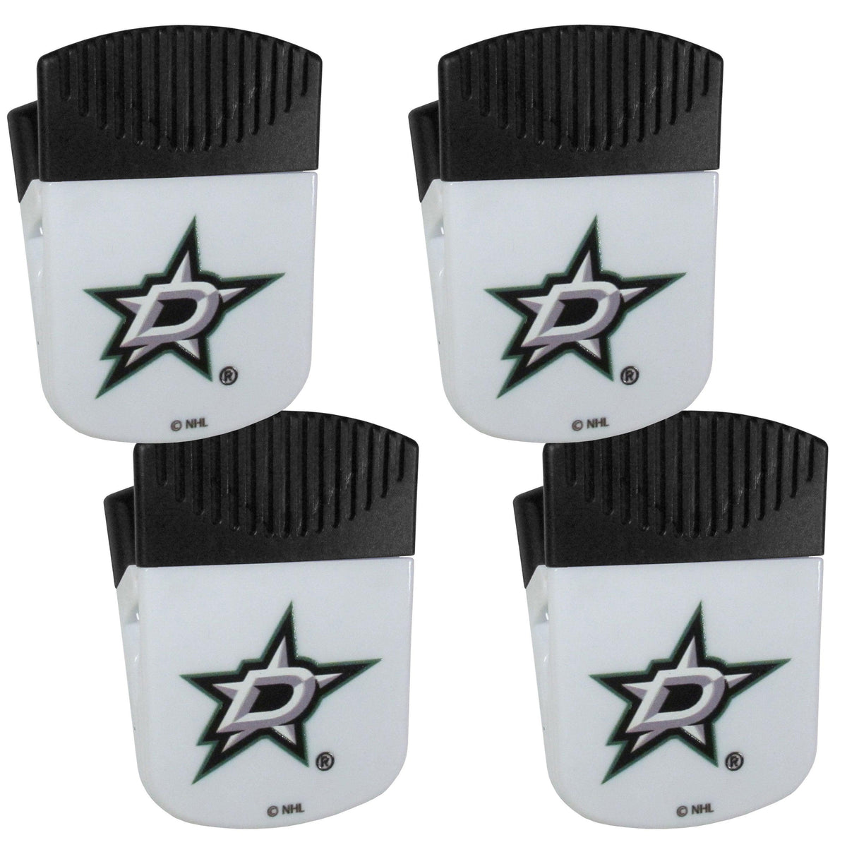 Dallas Stars™ Chip Clip Magnet with Bottle Opener, 4 pack - Flyclothing LLC