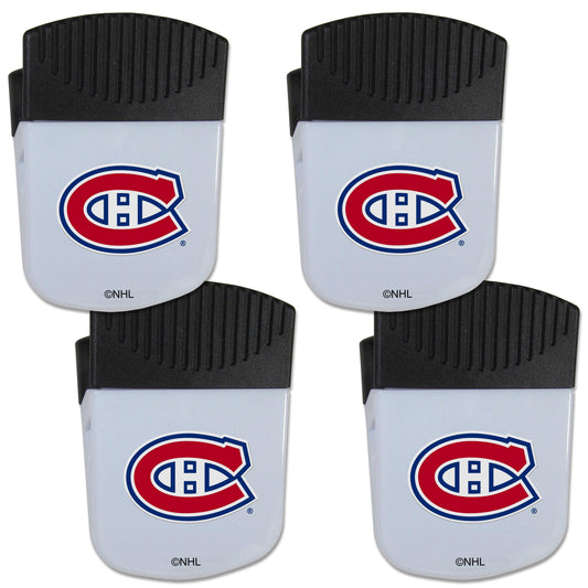 Montreal Canadiens® Chip Clip Magnet with Bottle Opener, 4 pack - Flyclothing LLC