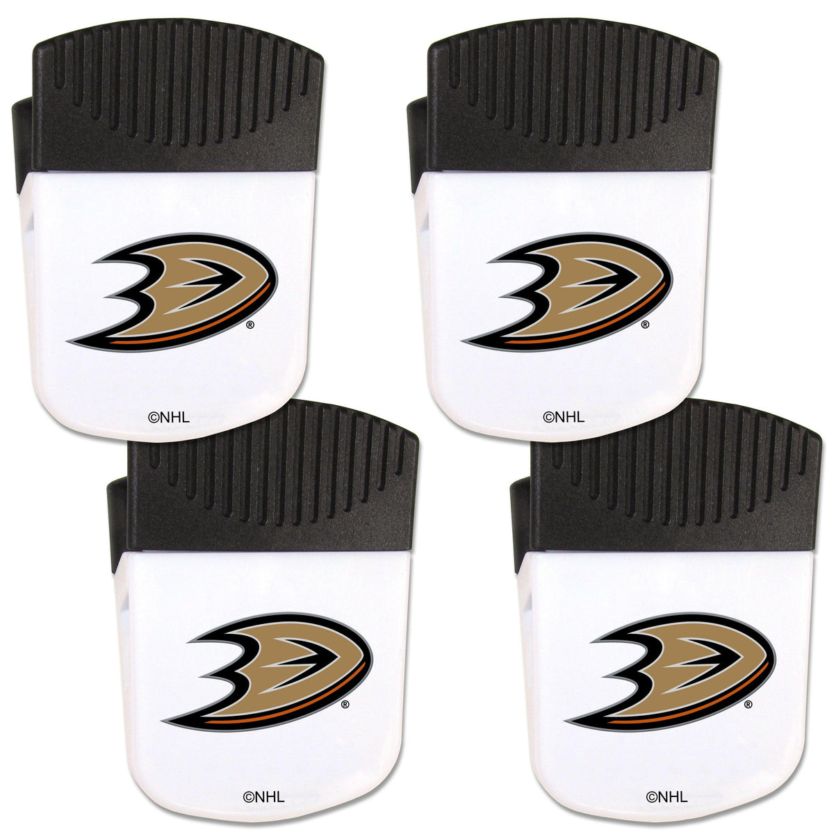 Anaheim Ducks® Chip Clip Magnet with Bottle Opener, 4 pack - Flyclothing LLC