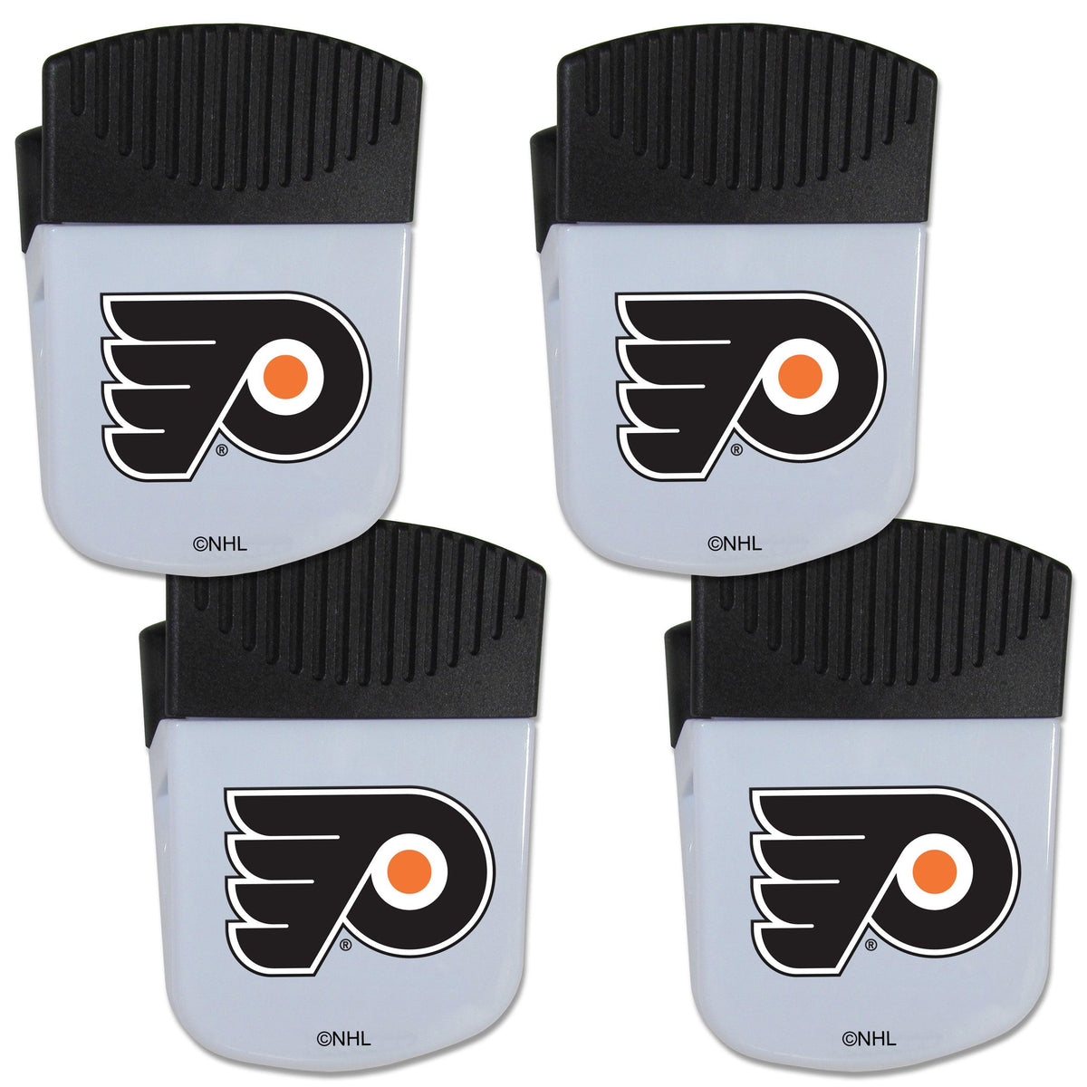 Philadelphia Flyers® Chip Clip Magnet with Bottle Opener, 4 pack - Flyclothing LLC